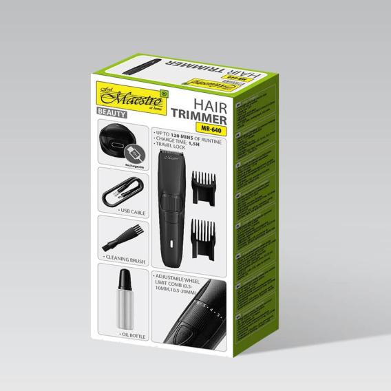 Obrázok pre MAESTRO  MR-640 USB zastřihovač vlasů