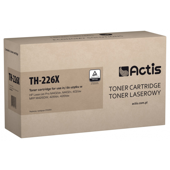 Obrázok pre Actis Tonerová kazeta TH-226X (náhradní HP 226X CF226X; standardní; 9000 stran; černá)