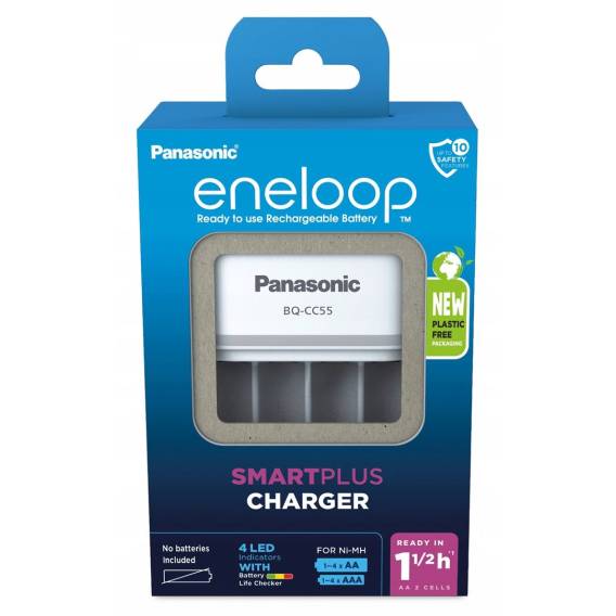 Obrázok pre Nabíječka baterií PANASONIC Eneloop Smartplus BQ-CC55 (BQ-CC55E)