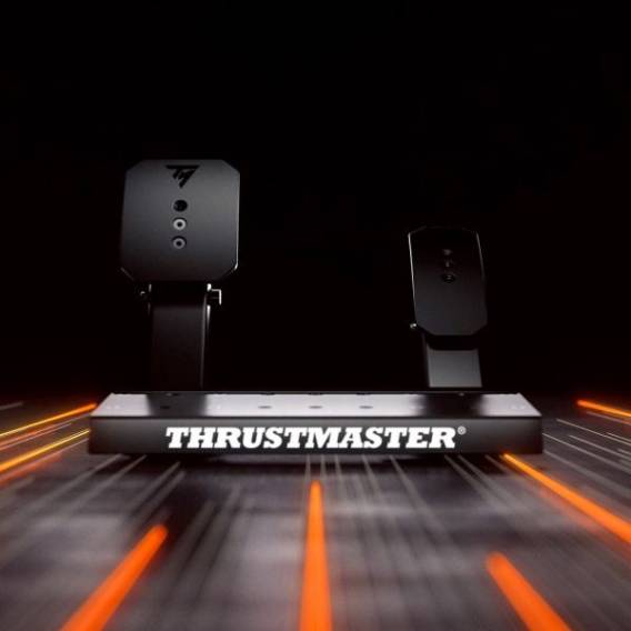 Obrázok pre Thrustmaster T598 Černá, Červená USB Volant + Pedály Analogový/digitální PC, PlayStation 4, PlayStation 5