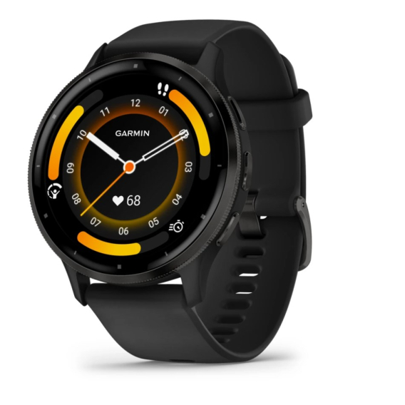 Obrázok pre Garmin Venu 3 3,56 cm (1.4") AMOLED 45 mm Digitální 454 x 454 px Dotyková obrazovka Černá Wi-Fi GPS