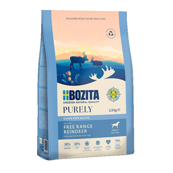 Obrázok pre BOZITA Purely Adult Reindeer - suché krmivo pro psy - 2,5kg