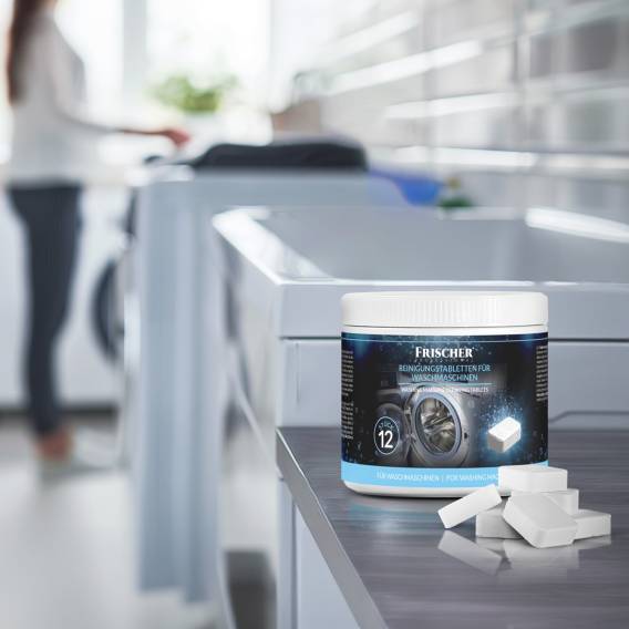 Obrázok pre Tablety na čištění pračky Frischer 12 ks.