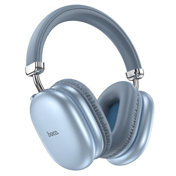 Obrázok pre Hoco W35 Max Joy Bezdrátová náhlavní souprava Bluetooth do uší Modrá