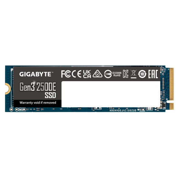 Obrázok pre GIGABYTE Gen3 2500E SSD 2TB M.2 PCI Express 3.0 NVMe 3D NAND