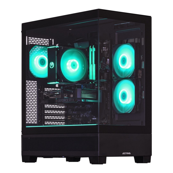 Obrázok pre Actina 5901443416463 PC AMD Ryzen™ 7 8700F 32 GB DDR5-SDRAM 1 TB SSD NVIDIA GeForce RTX 5070 Ti Midi Tower Černá