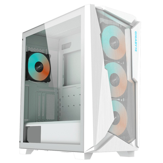 Obrázok pre GIGABYTE C301 GLASS WHITE počítačová skříň Midi Tower Bílá