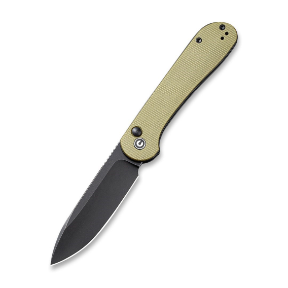 Obrázok pre Knife CIVIVI Button Lock Elementum Olive Micarta