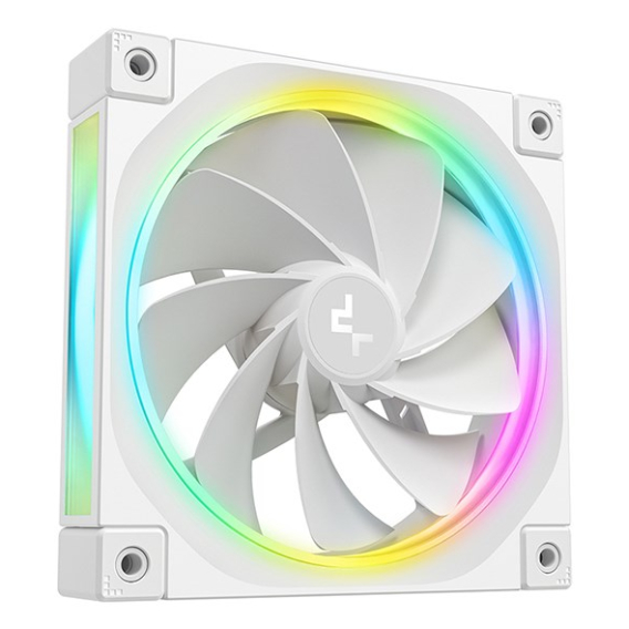 Obrázok pre DeepCool FL12R WH-3 IN 1 Počítačová skříň Ventilátor 12 cm Bílá 3 kusů
