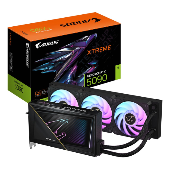 Obrázok pre GIGABYTE AORUS GeForce RTX 5090 XTREME WATERFORCE 32G NVIDIA 32 GB GDDR7