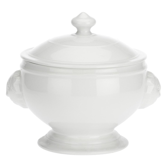 Obrázok pre Soup vase with lid Chimera lion - White, 3 ltr