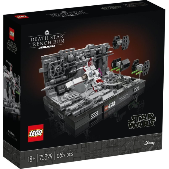 Obrázok pre LEGO STAR WARS 75329 DIORÁMA: BĚH V ZÁKOPU HVĚZDY SMRTI