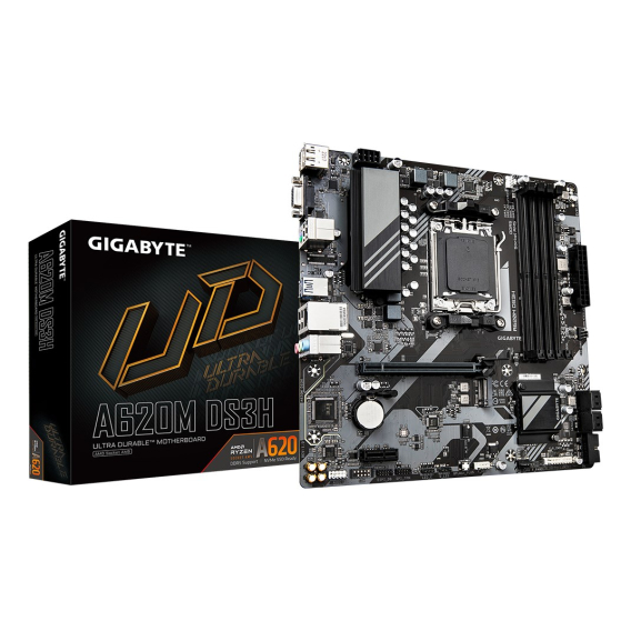 Obrázok pre GIGABYTE A620M DS3H základní deska AMD A620 Zásuvka AM5 Micro ATX