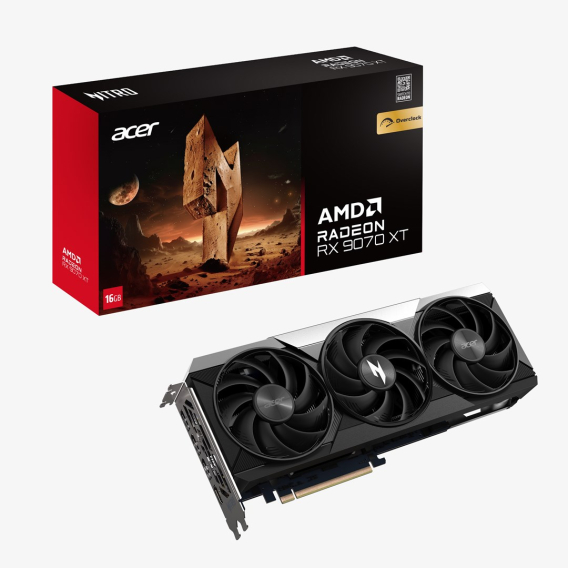 Obrázok pre Acer Nitro Radeon RX 9070 XT OC 16GB AMD GDDR6