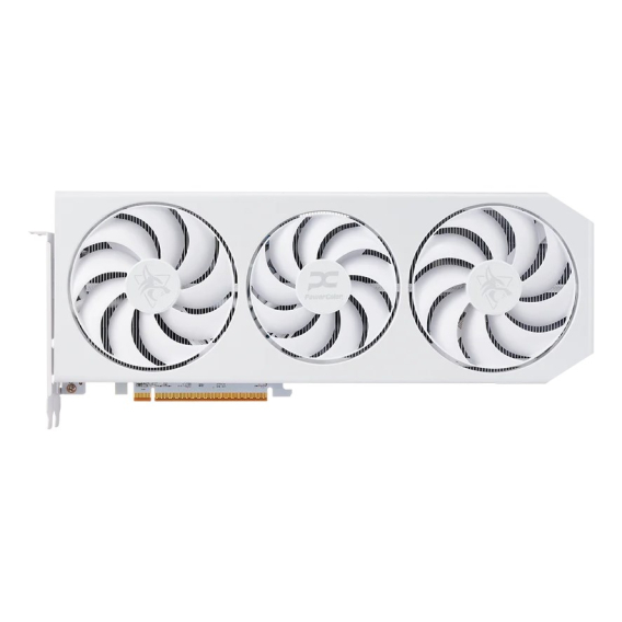 Obrázok pre PowerColor Hellhound Radeon RX 9070 XT Spectral White AMD 16 GB GDDR6