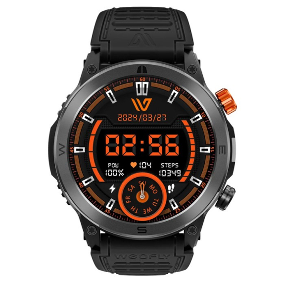 Obrázok pre Weofly Conquer Smartwatch - Multifunkční hodinky Bluetooth 5.3 Černé