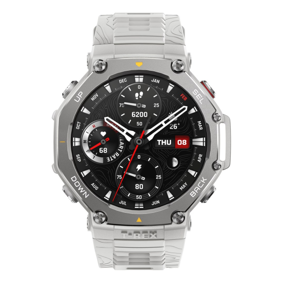 Obrázok pre Amazfit T-Rex 3 3,81 cm (1.5") AMOLED Digitální 480 x 480 px Dotyková obrazovka Nerezová ocel GPS