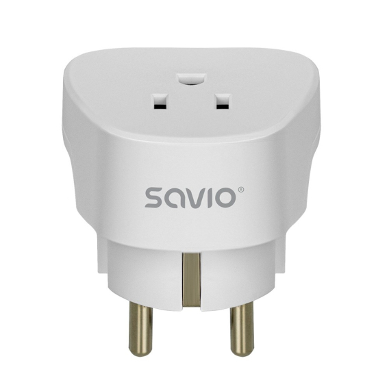 Obrázok pre Cestovní adaptér SAVIO AP-01, zásuvka US – vidlice EU