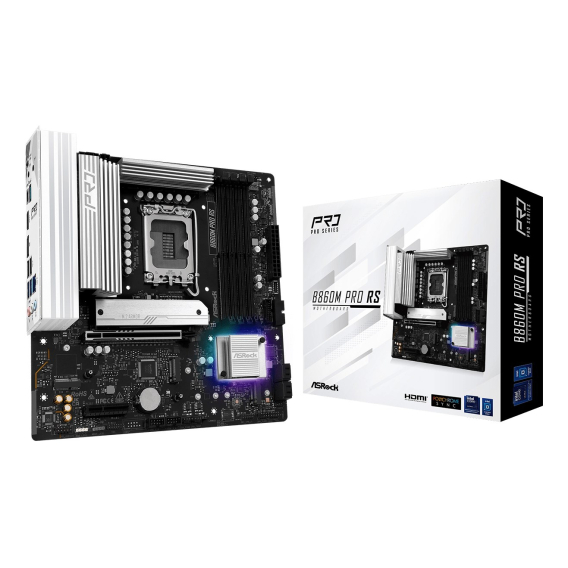 Obrázok pre Asrock B860M Pro RS Intel B860 LGA 1851 (Socket V1) Micro ATX