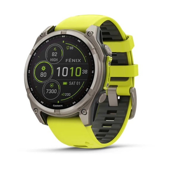 Obrázok pre Garmin fenix 8 3,3 cm (1.3") 47 mm Digitální 260 x 260 px Dotyková obrazovka Titanová Wi-Fi GPS