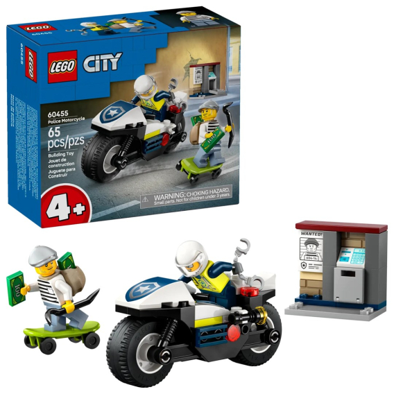 Obrázok pre LEGO CITY 60455 Policejní honička na motocyklu