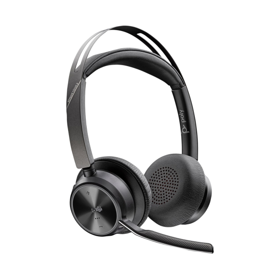 Obrázok pre Poly Headset Voyager Focus 2 USB-C s certifikací Microsoft Teams + adaptér USB-C/A