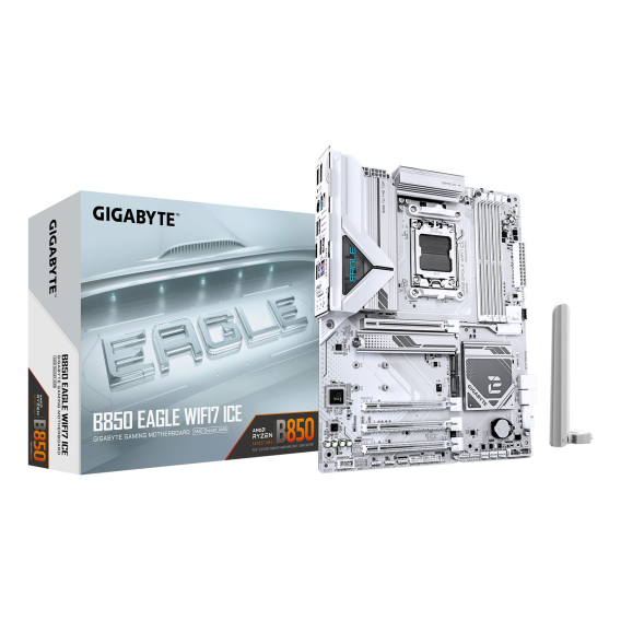 Obrázok pre GIGABYTE B850 EAGLE WIFI7 ICE AMD B850 Zásuvka AM5 ATX