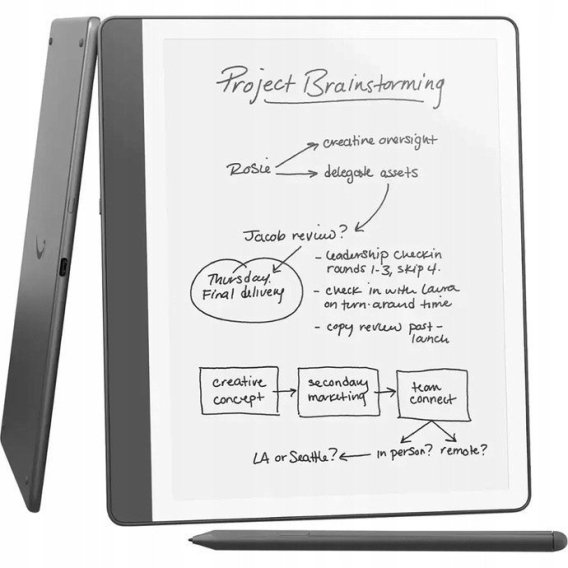 Obrázok pre Ebook Nový Kindle Scribe - vydání 2024 10,2" bez odlesků 64GB Wi-Fi (bez reklam na zamykací obrazovce) s prémiovým perem Tungsten