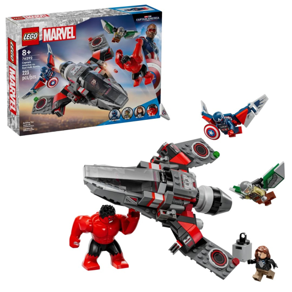 Obrázok pre LEGO MARVEL 76292 Souboj Kapitána Ameriky a Rudého Hulka