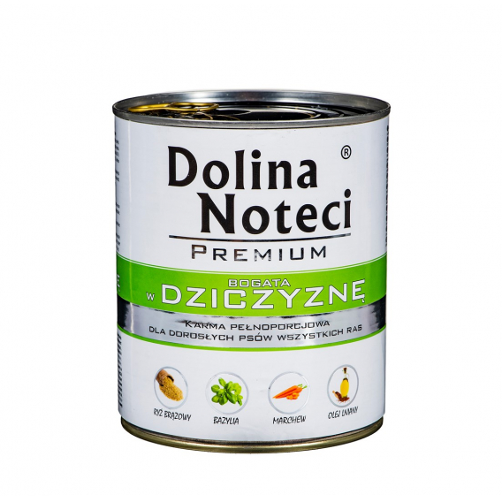 Obrázok pre DOLINA NOTECI Premium Rich in game - Mokré krmivo pro psy - 800 g