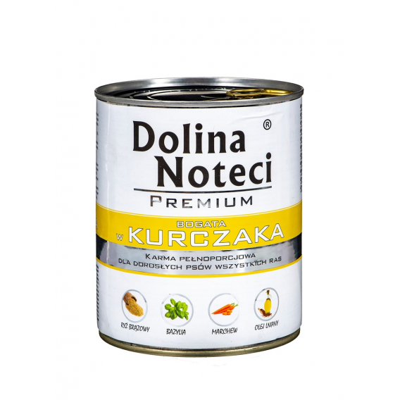 Obrázok pre DOLINA NOTECI Premium Rich in chicken - Mokré krmivo pro psy - 800 g