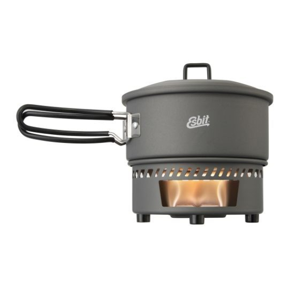 Obrázok pre ESBIT Cookset for solid fuel Dávkovač 1 l Hliník