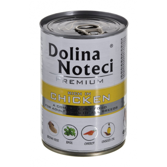 Obrázok pre DOLINA NOTECI Premium Rich in chicken - Mokré krmivo pro psy - 400 g