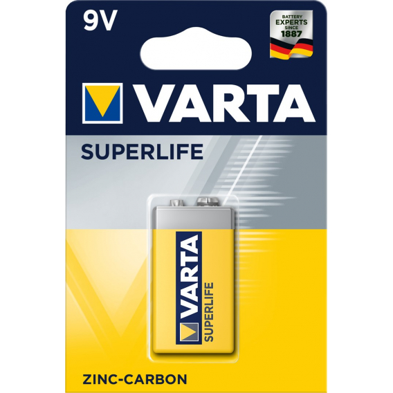 Obrázok pre Varta Superlife 9V Baterie na jedno použití Zinko-uhlíkový