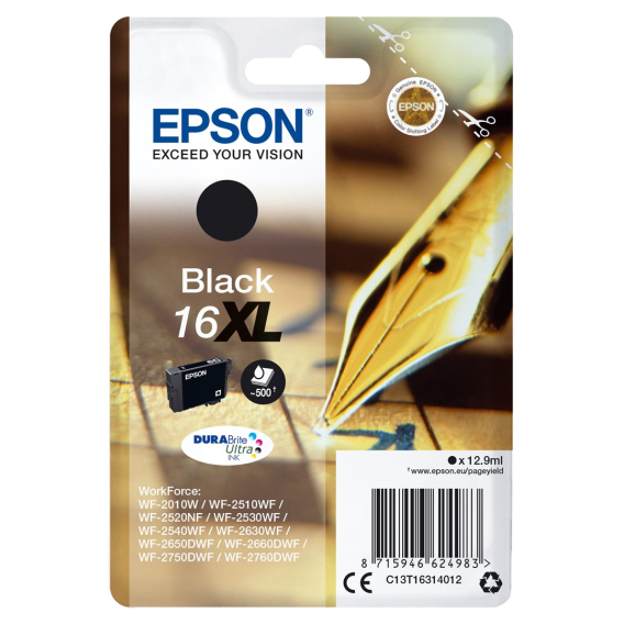 Obrázok pre Epson Pen and crossword Singlepack Black 16XL DURABrite Ultra Ink