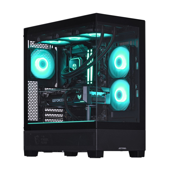 Obrázok pre Actina 5901443417057 PC AMD Ryzen™ 9 9900X 32 GB DDR5-SDRAM 1 TB SSD AMD Radeon RX 9070 XT Midi Tower Černá