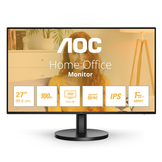 Obrázok pre AOC B3 27B3HA2 LED display 68,6 cm (27") 1920 x 1080 px Full HD Černá