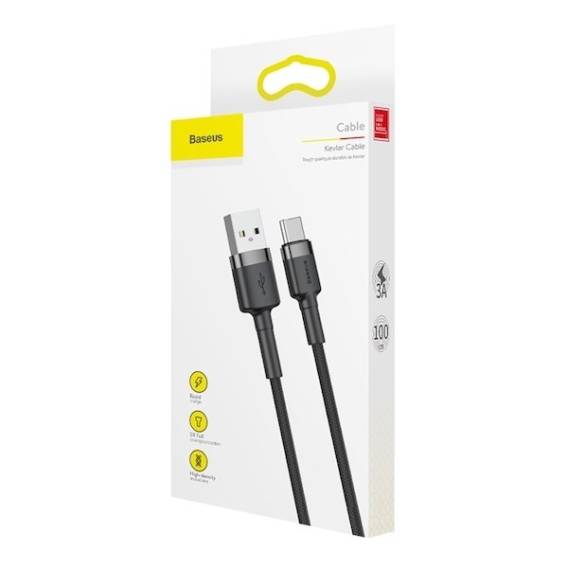 Obrázok pre Baseus CATKLF-BG1 kabel k mobilnímu telefonu Černá 1 m USB A USB C