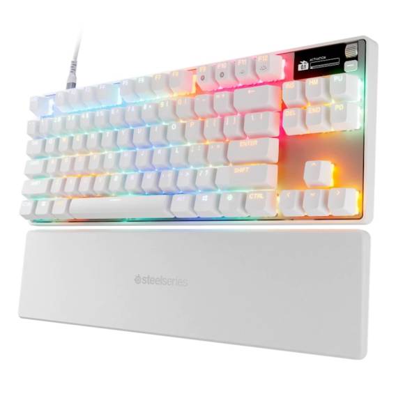 Obrázok pre Steelseries APEX PRO TKL GEN 3 klávesnice Hraní USB Americká angličtina Bílá