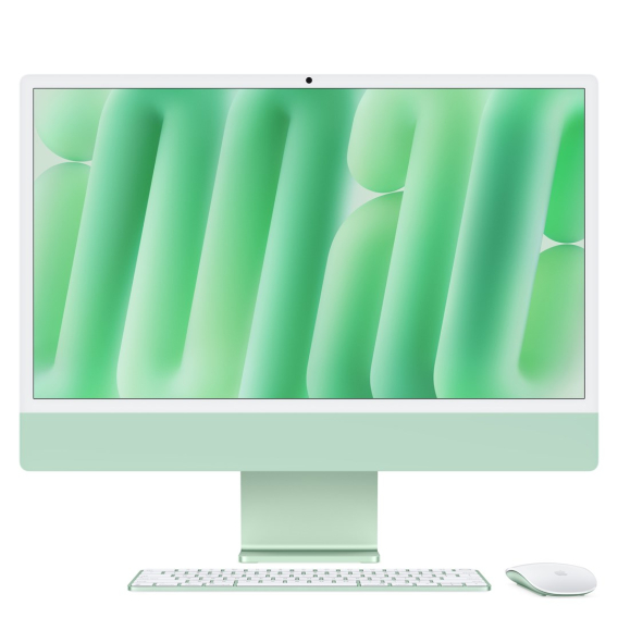 Obrázok pre Apple iMac Apple M M4 59,7 cm (23.5") 4480 x 2520 px All-in-One PC (vše v jednom) 24 GB 512 GB SSD macOS Sequoia Wi-Fi 6E (802.11ax) Zelená