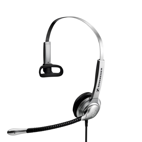 Obrázok pre Sennheiser SH 335 Sluchátka s mikrofonem Kabel Přes hlavu Hovory/hudba Černá, Stříbrná