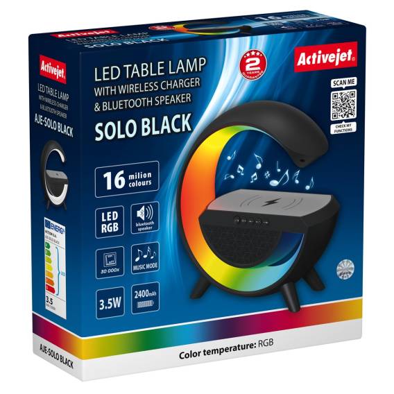 Obrázok pre Activejet AJE-SOLO RGB LED hudební světlo
