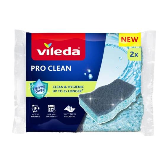 Obrázok pre Viskózový čistič s enzymy Vileda Pro Clean 2 ks.