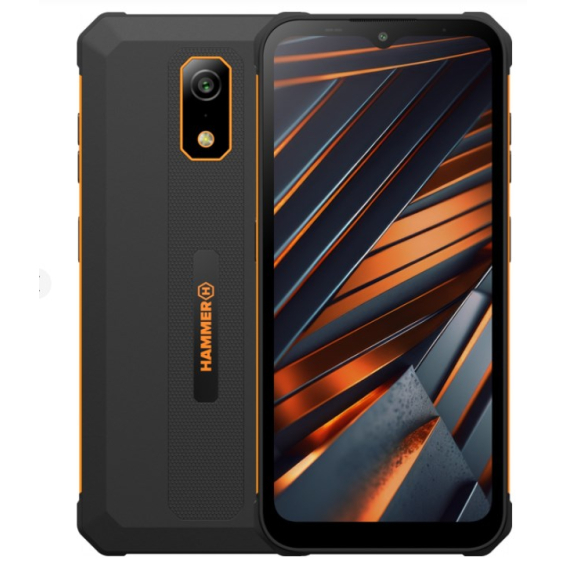 Obrázok pre HAMMER IRON Va 16,7 cm (6.56") Dual SIM Android 14 4G USB typu C 4 GB 64 GB 6500 mAh Černá, Oranžová