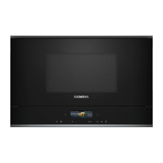Obrázok pre Siemens iQ700 BE732R1B1 mikrovlnná trouba Černá Kombinovaná mikrovlnná trouba Vestavěné 21 l 900 W