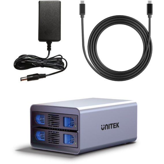 Obrázok pre HDD/SSD Enclosure for SATA 2.5''/3.5'' 40TB