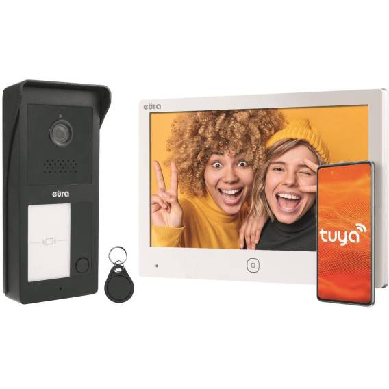 Obrázok pre EURA 2-wire video door phone VDP-49A3-2TY white