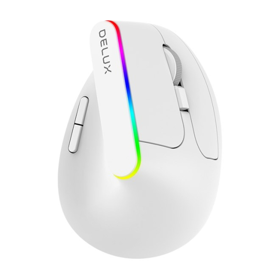 Obrázok pre Delux M618DB myš Kancelář Pro praváky RF bezdrátové + Bluetooth Optický 4000 DPI