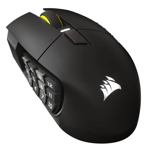 Obrázok pre Corsair Scimitar Elite Wireless SE myš Hraní Pro praváky RF bezdrátové + Bluetooth Optický 33000 DPI