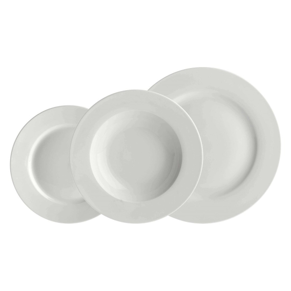 Obrázok pre Set of 12 rimmed plates